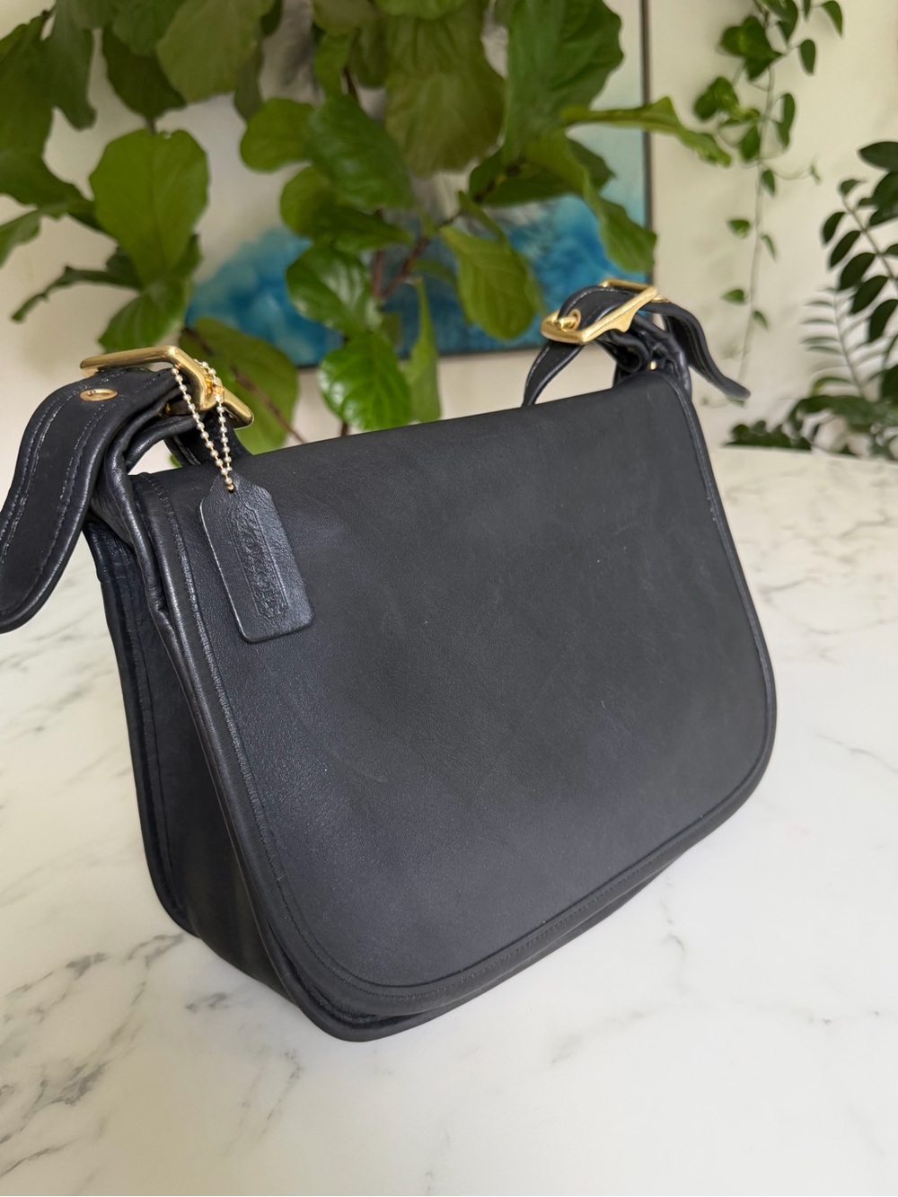 Coach Vintage Patricia's Legacy 9951 Black Leather Cr… - Gem